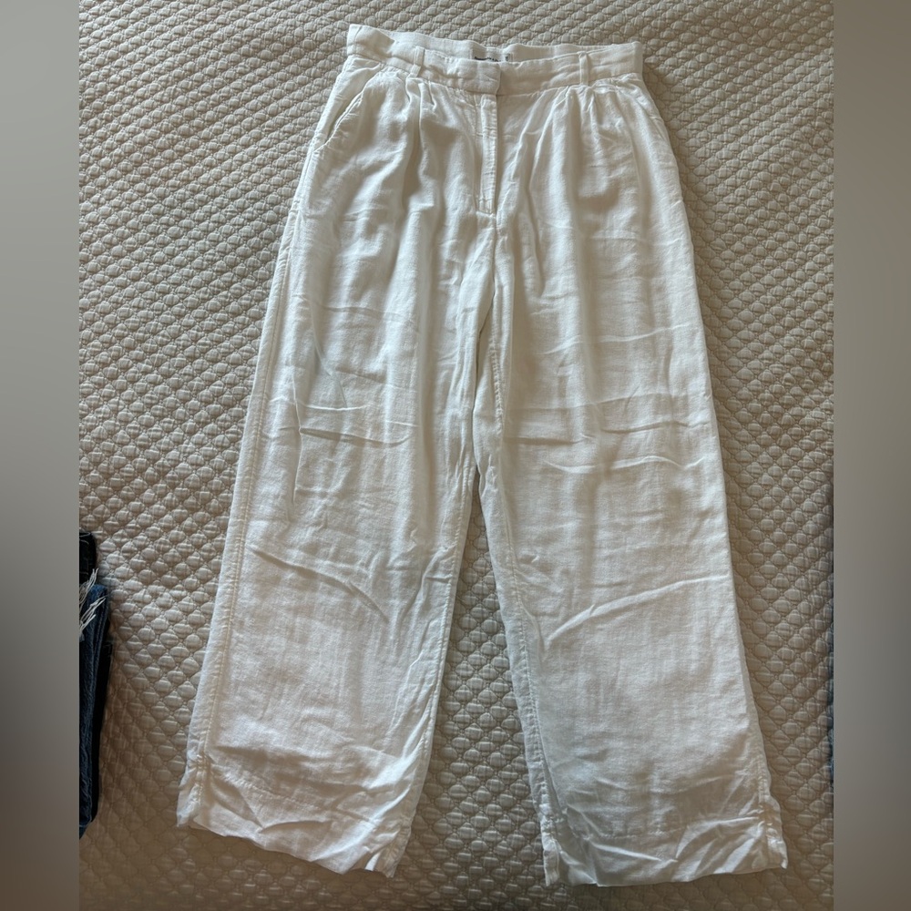 Abercrombie Sloane Tailored Linen-Blend Pant